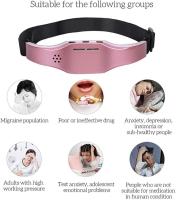 Inteligente masajeador de cabeza masajeador eléctrico herramienta de masaje del sueño insomnio y ansiedad tratamiento de relajación del sueño instrumento - details 5