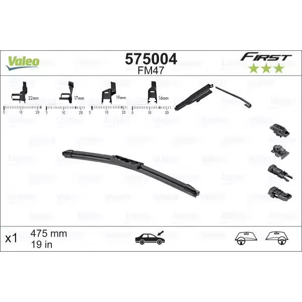 Limpiaparabrisas 575004 VALEO - 1