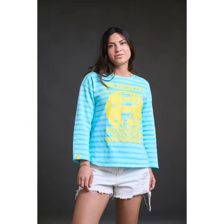 Anabel lee Marcas Mujer Ropa Camisetas y tops  Sudadera turquesa -Anabel Lee- Mi Norte - 1