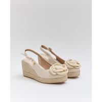 KTEY 282 CF-5040 BEIG Alpargatas de mujer 36125 25V SALON DESTALONADO CUÑA YUTE BEIG - details 0