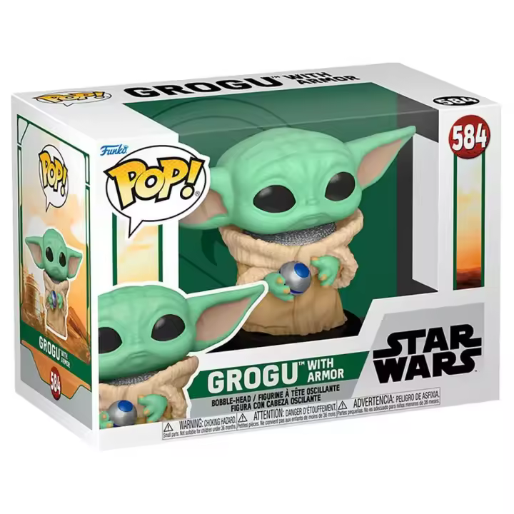 Funko Pop Libro De 2 Grogu Star Wars Boba Fett - 1