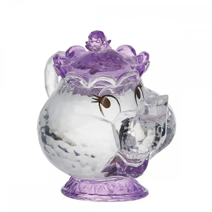 Figura acrílica enesco disney la bella y la bestia mrs. potts - 1