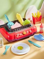 Juego De Cocina Para Niños DIY Con Sonido Y Luz 20 Piezas Multifuncional Set De Juguetes De Cocina Educativos Regalos Para Niñas Y Niños - details 0