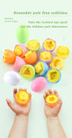 Juguetes Educativos Montessori Para Bebés 6Pcs Huevo Inteligente Aprendizaje Infantil Reconocimiento De Colores Y Formas Para Niños 2-4 Años - details 2