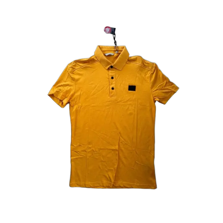 Polo Antony Morato Amarillo Slim Fit Con Placa - 1