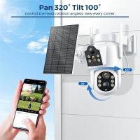 Cámara Solar inalámbrica de 4MP, lente Dual, WiFi, PTZ, cámara de videovigilancia para exteriores con batería integrada, tiempo de espera prolongado, iCsee,Cámara de videovigilancia de batería,Cámara - details 9
