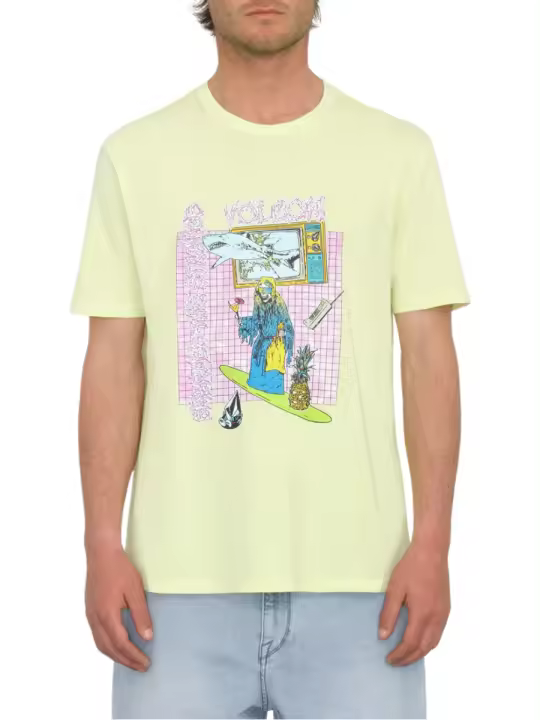 Camiseta Volcom Frenchsurf - Aura Yellow - 1