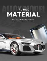Modelo De Coche Atlantic a Escala 1:24 Con Luces Y Sonidos Auténticos Regalo Perfecto Para Niños Y Entusiastas Del Automóvil Material Metálico - details 3