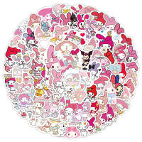 Pegatinas Sanrio Kawaii My Melody Para Luggage Laptop Phone Guitar Car Bike Skateboard Graffiti Decals En Packs De 10/30/50/100PCS - details 1
