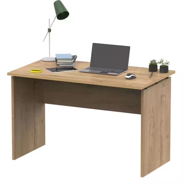 Mesa Escritorio Teide Moderno Color Roble Gold 120cm - 1