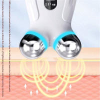 Instrumento De Belleza Micro Corriente Facial Elevación Rejuvenecimiento Tensión Rostro Hogar Marca AXH Fuente De Alimentación Batería Recargable - details 5