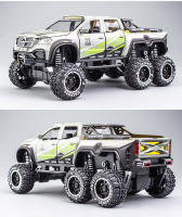 Modelo De Coche De Aleación Mercedes-Benz X-Class Pickup 1:28 Para Niños Vehículo Off-Road Con Acústica Y Luz Puerta Abre Juguete Educativo - details 6