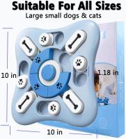 Juguetes educativos para perros, juguetes interactivos para perros grandes, medianos y pequeños, juguetes educativos para perros, juguetes de estimulación intelectual para perros para entrenamiento, juguetes para masticar para perros, regalos - details 2