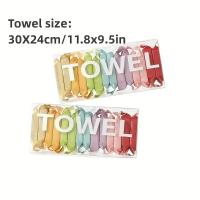 Juego De Toallas Desechables Para Viaje 14pcs Comprimidas De Algodón Grueso Para Limpieza Facial Y Camping - details 0