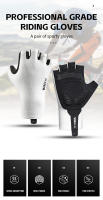 Guantes De Bicicleta Para Hombre Y Mujer Verano Transpirables Elásticos Con Almohadilla De Palma Gruesa Antideslizante Tejidos De Lavado a Mano - details 0