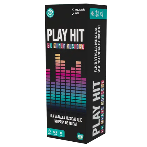 Play'HIT (Asmodee) - Juego de Mesa para fiesta sobre música y cultura Pop, Preguntas y Respuestas - 1
