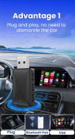 Adaptador Wireless Carplay Android Auto 2en1 Dongle Inteligente 2025 5G WIFI Para iPhone Y Android Compatible Con Volvo Benz MG Kia Chery VW - details 3