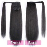 Extension De Cabello Sintético Textura Africana Kinky Con Clip Ponytail Alrededor De 18 Pulgadas Fibras Resistentes a Altas Temperaturas - details 9
