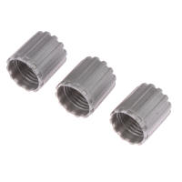 10 Pcs Tapones De Válvula De Neumático Para Coche Nylon Cubiertas De Polvo Con Sellador Accesorios Gris Para Auto Bicicleta - details 5