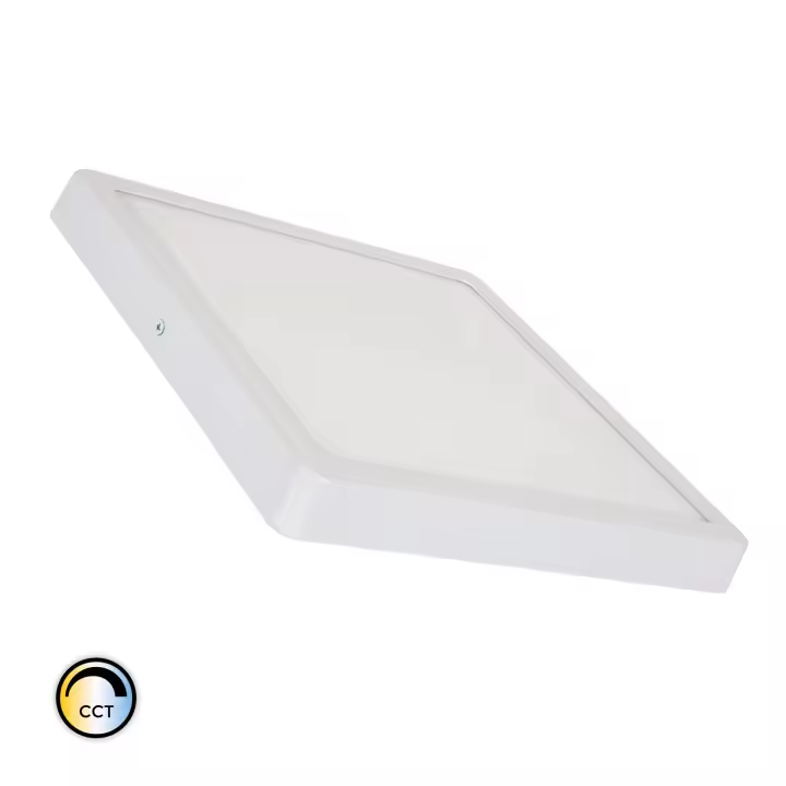 Ledkia Plafón LED 24W Cuadrado Superslim CCT Seleccionable 280x280 mm - 1