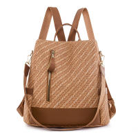 Mochila De Viaje Para Mujer,Cuero PU Bolso Casual,Impermeabilización,para Todos los Díario, Viajes Cortos, Trabajo - details 2
