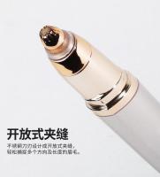 Afeitadora De Cejas Eléctrica Flawless Para Mujeres Elimina Instantáneamente Y Sin Dolor El Vello De Las Cejas Material ABS Fuente De Alimentación Batería Seca - details 4