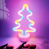 Luz De Neón LED Decorativa Para Escritorio Regalo De Halloween Lámpara De Mesa Para Fiesta Creación De Ambiente De Habitación Powered by USB O Baterías - details 6