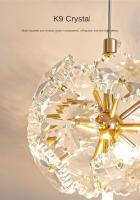 Cabecera LED De Cristal Imitación Con Lámpara Colgante Moderna Creativa Para Restaurante Comedor Dormitorio Iluminación Interior - details 22