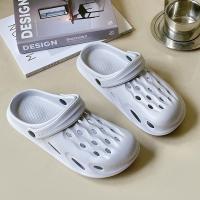 Sandalias De Moda Para Mujer Impermeables Zapatillas De Verano Exterior Plataforma Suave Suela Zapatos Para Jardín Interior Y Enfermería - details 6