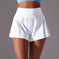 Shorts De Yoga Para Mujer Color Sólido Transpirables Secado Rápido Estilo Deportivo Para Verano Ciclismo Running Gimnasio - details 2