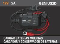 NOCO GENIUS2D: Cargador de Batería a Bordo 2A, 12V, Mantenedor y Desulfatador para Baterías de Plomo-Ácido y Litio de Coche - details 0