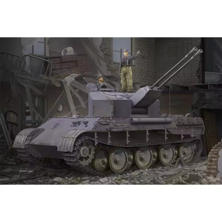 HOBBY BOSS 84535 ALEMÁN FLAKPANZER V AUS F.A 1/35 KIT DE - 1