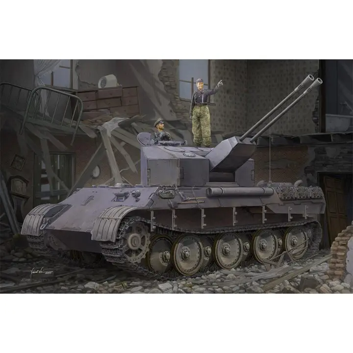 HOBBY BOSS 84535 ALEMÁN FLAKPANZER V AUS F.A 1/35 KIT DE - 1