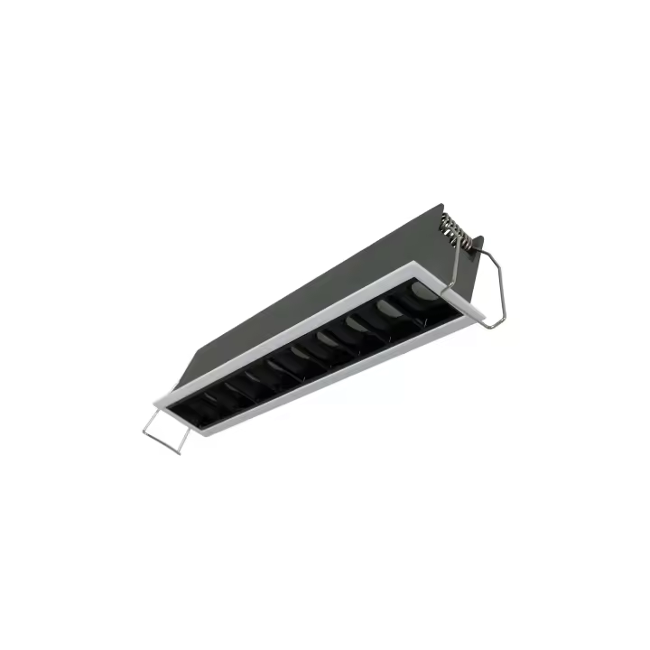 Barcelona LED Foco lineal LED empotrable 20W - UGR18 - CRI90 - Chip OSRAM - Blanco - 1
