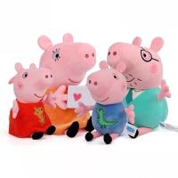 Muñeco De Peluche Peppa Pig Lindo Família De Cuatro Muñeco Peppa Pig Nuevo George Almohada Niños Juguetes De Peluche - details 2
