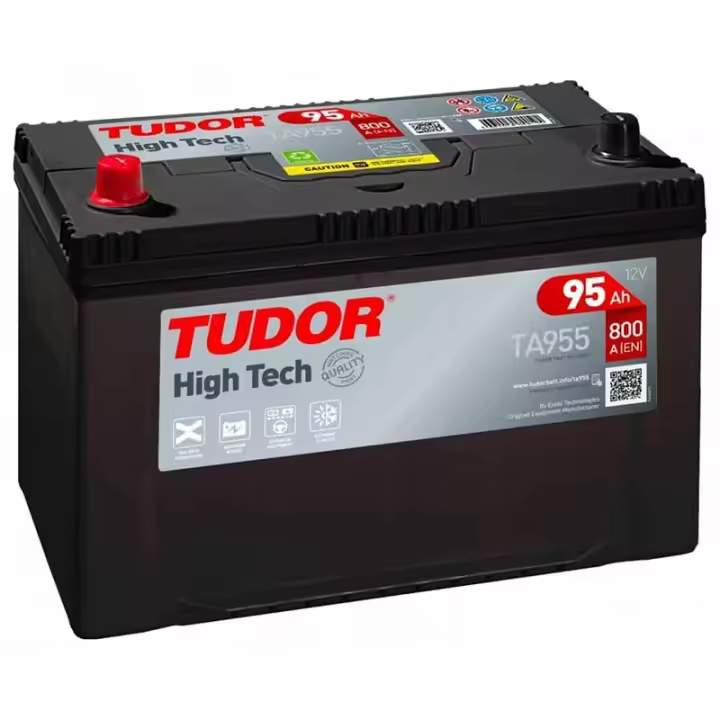Batería  de coche Tudor High-Tech TA955 12V 95Ah 800A para Vehículos Ligeros - 1