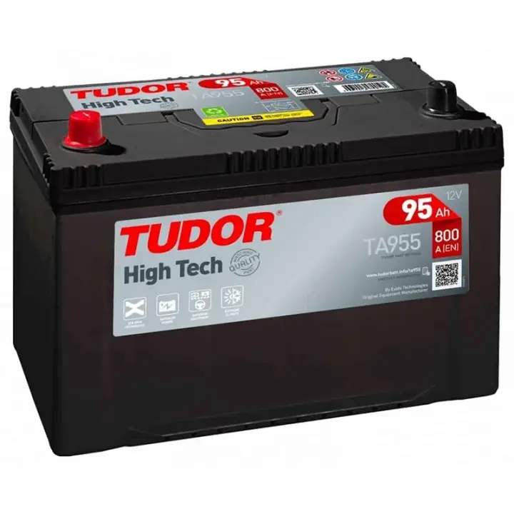 Batería  de coche Tudor High-Tech TA955 12V 95Ah 800A para Vehículos Ligeros - 1