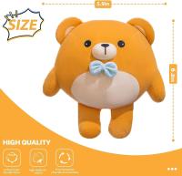 Lindos juguetes de peluche de oso, juguetes de peluche de oso gordo, muñecos de oso pequeño para niños durmiendo y jugando, juguetes para Navidad, regalos de cumpleaños para niñas y niños de 3, 4, 5, 6 y 7 años - details 0
