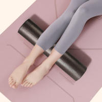 Palo De Yoga De Espuma EPP Sólido Para Relajación Muscular Y Fitness Rodillo De Masaje Brillante Negro 30/45cm - details 8