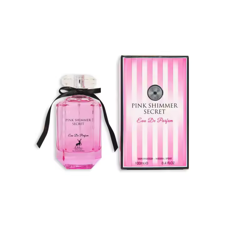 PINK SHIMMER SECRET MAISON ALHAMBRA EDP PERFUME ARABE ESPAÑA STOCK - 1