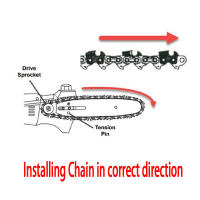 Cadena De Motosierra 8" Con Línea De 33 Enlaces Y Precisión 3/8" LP De Acero Metálico Para Reparación Y Mantenimiento De Motosierras Eléctricas Herramientas De Carpintería - details 5
