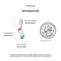 Encanto De Colgante De Árbol De Familia Platinado En Plata Para Pulsera De Bangle Y Collar DIY Regalo Con Doble Vuelo Aéreo - details 129