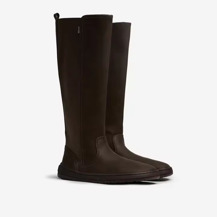 Mustang-MTNG botas planas barefoot mujer free alask marron con cierre cremallera y tipo de puntera redonda - 1