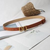Cinturón De Cuero PU Para Mujer Con Hebilla De Metal Diseñador Adecuado Para Jeans Vestido Pantalones Estilo Casual - details 9