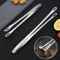 Pinzas De Barbacoa Antideslizantes Con Mango Largo Acero Inoxidable Herramientas De Cocina Para Camping Pinzas De Alimentos - details 0