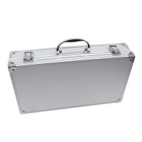 Caja De Herramientas Portátil De Aluminio Organizador Profesional Para Equipos Y Instrumentos Con Algodón Material De Aluminio - details 6