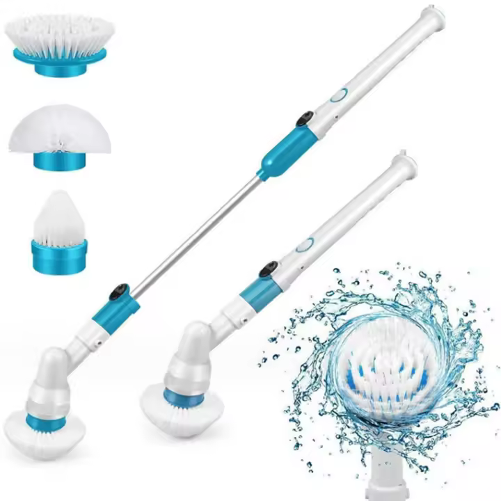 Turbo Scrub 360° Cepillo de limpieza eléctrico giratorio inalámbrico, alimentado por batería - 1