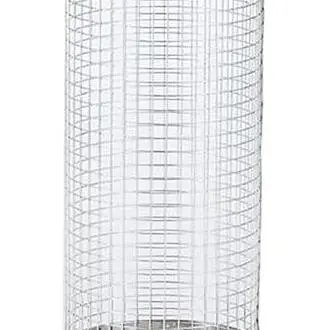 Cesta de barbacoa Redonda de Maple inoxidable with Rueda, cesta de Parrilla cilíndrica de Malla de alambre, rejilla portáril para barbacoa de camping en Aire Libre, 20x9 cm - 1