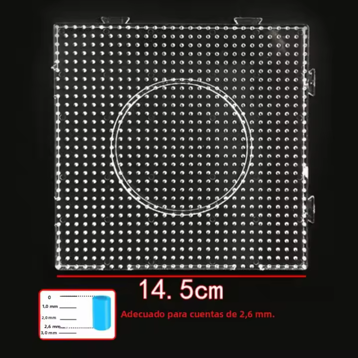 Perler Bolas Cuadradas 2.6mm/5mm Para Tablero De Puzle 3D Juguetes Educativos Para Niños Hama Bola De Jigsaw Brinquedos - 1