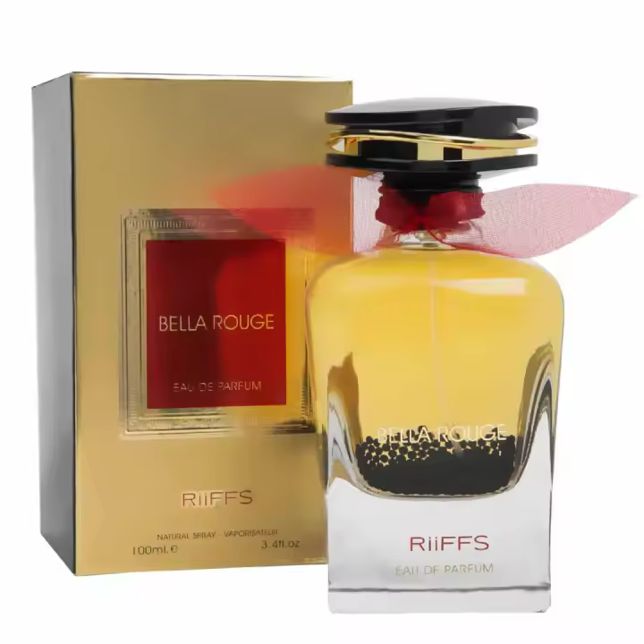 Perfume árabe de mujer Bella Rouge Riifs 100ml,Fragancia femenina dulce, sensual, oriental, Colonia de mujer NOVEDAD - 1